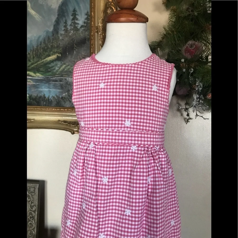 Baby Gap Pink Gingham 2-piece Sleeveless Dress